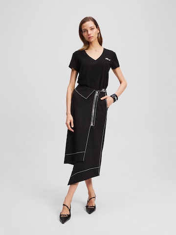 Karl Lagerfeld T-shirt in Schwarz