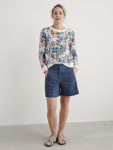 Seasalt Cornwall Sweatshirt 'Bright Wave' in Grijs