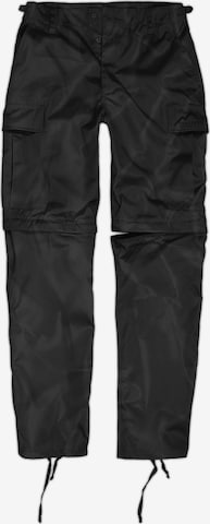 Regular Pantalon outdoor 'Pioneer' normani en noir : devant
