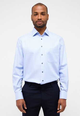 ETERNA Comfort fit Button Up Shirt in Blue: front