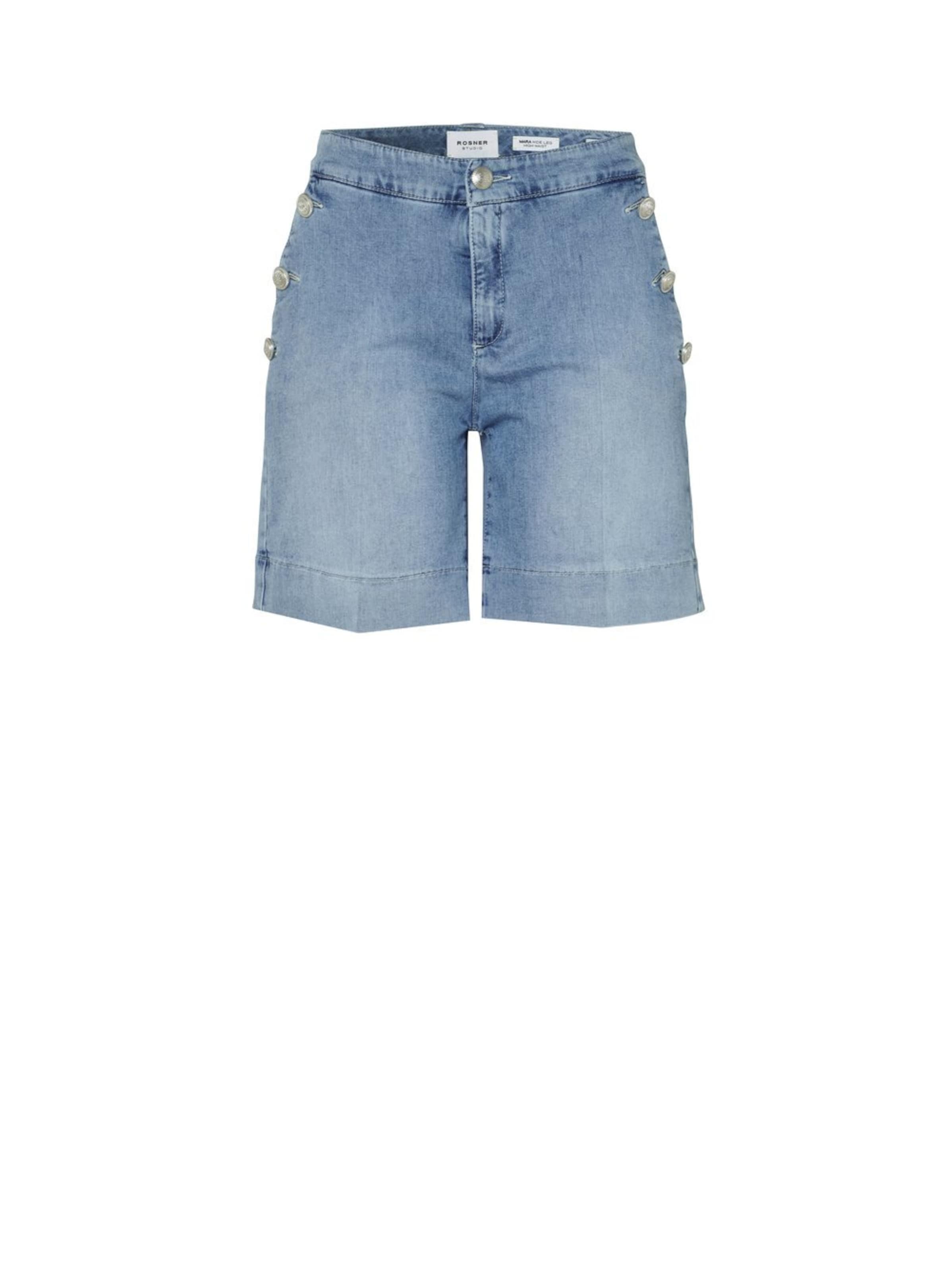 Rosner Wide Leg Jeans in Blau: Vorderseite