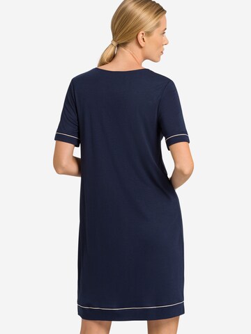 Hanro Nachthemd 'Natural Comfort' in Blau