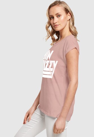 Merchcode T-Shirt 'Thin Lizzy' in Pink
