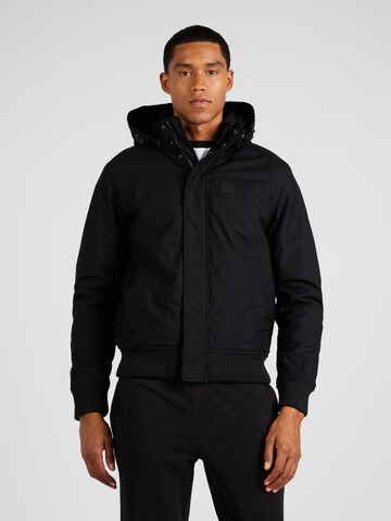 Vintage Industries Between-Season Jacket 'Hudson' in Black: front