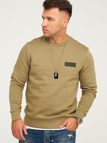 JACK JONES Sweatshirt 'JJCOPOPS'‌‌‌‌‌‌‌‌‌‌ in Grün