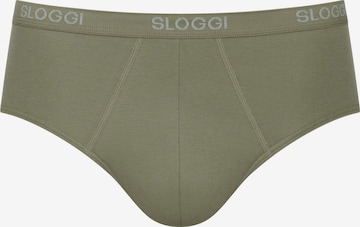 SLOGGI Slip 'Basic Midi' in Groen: voorkant