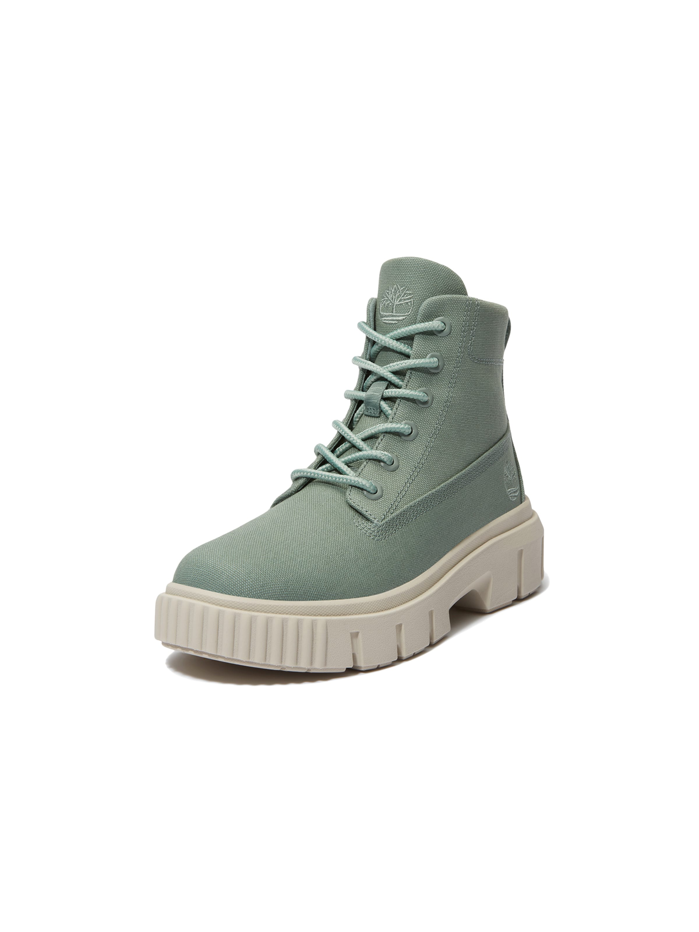TIMBERLAND Lace-up bootie in Green: front