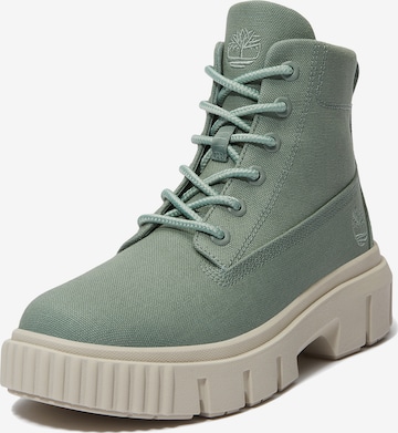 TIMBERLAND Lace-up bootie in Green: front