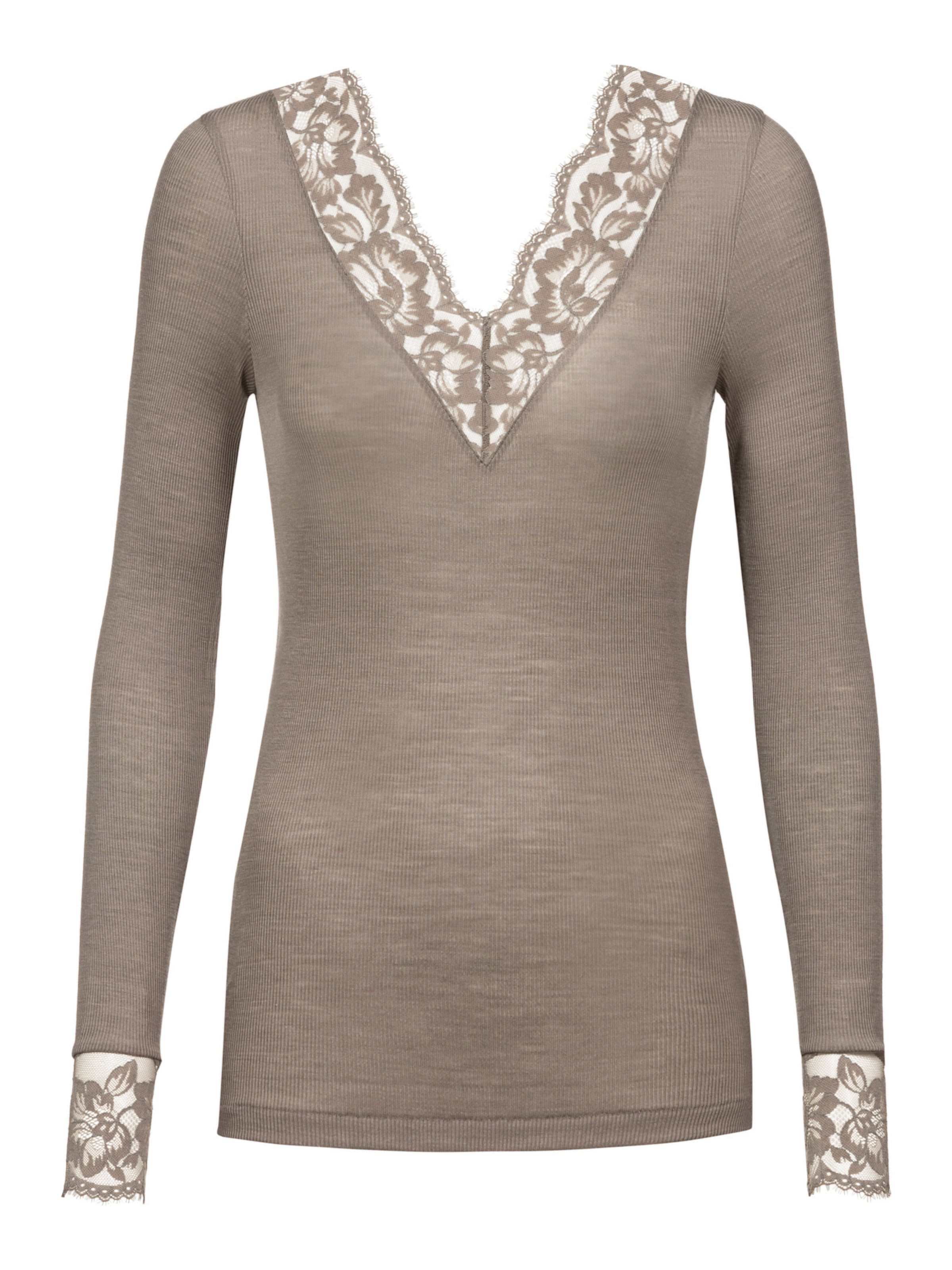 Mey Shirt 'Wool Love' in Grey: front