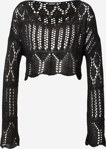 Nasty Gal Knitted top in Black: front