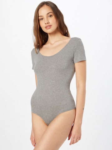 DIESEL Shirt Bodysuit in Grey: front