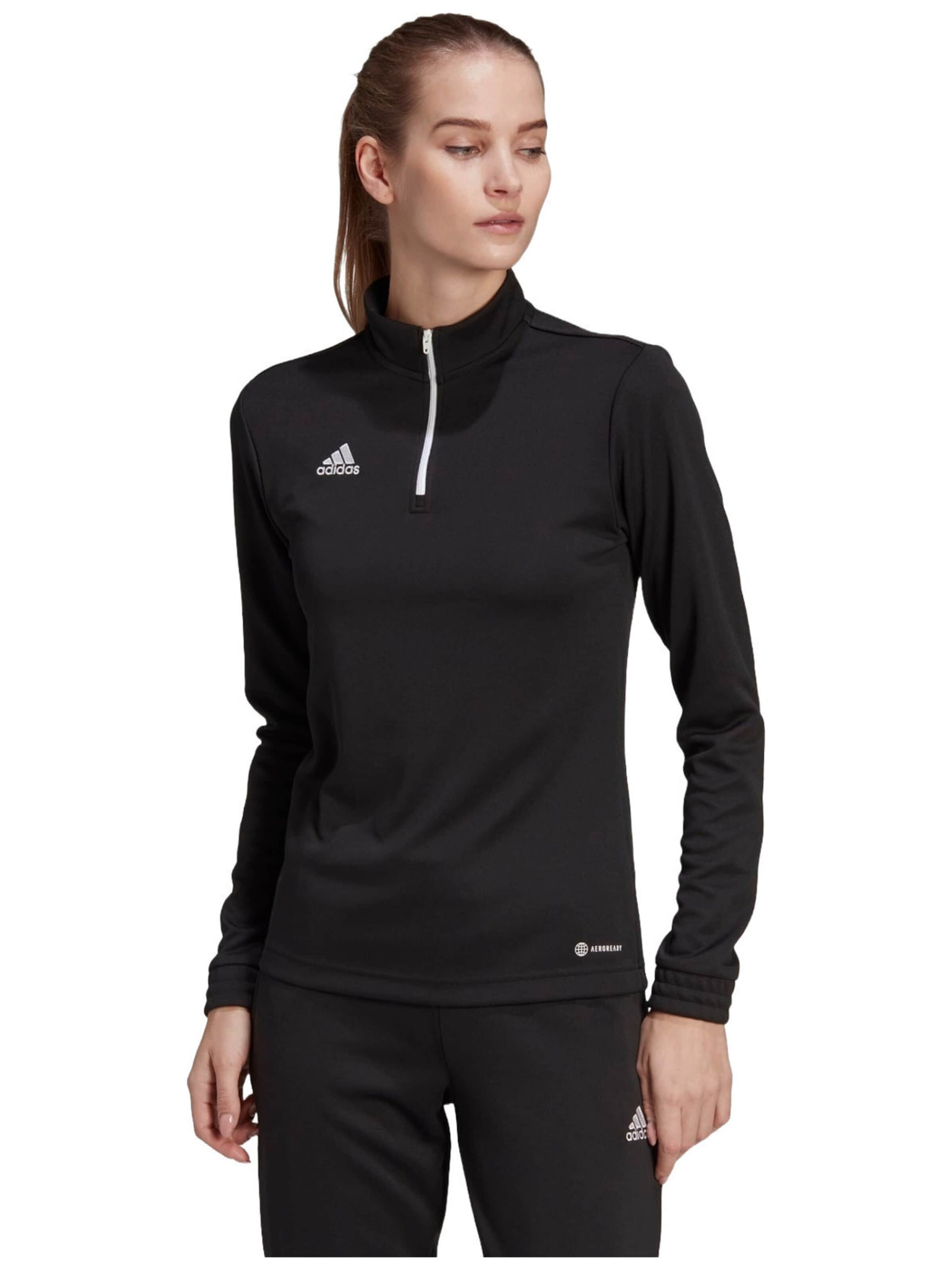ADIDAS Sportjas 'adidas Wmns Ent22 Training Top' in Zwart: voorkant