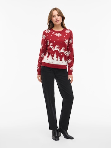 Pull-over 'VISNOWI' VILA en rouge
