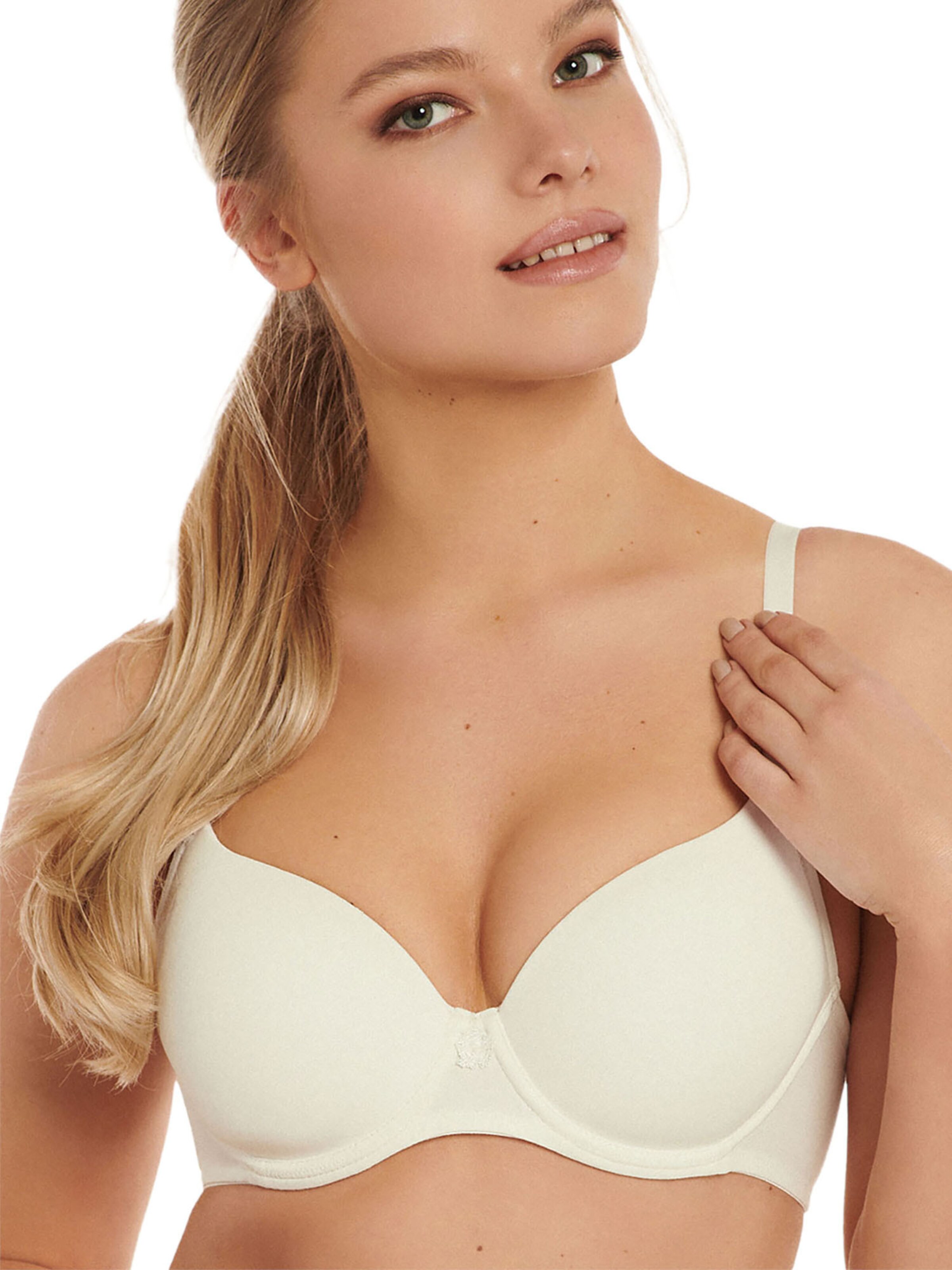 Lisca T-shirt Bra 'Ines' in Beige