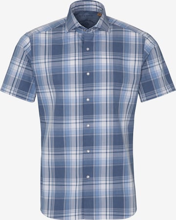 ETERNA Slim fit Button Up Shirt in Blue: front