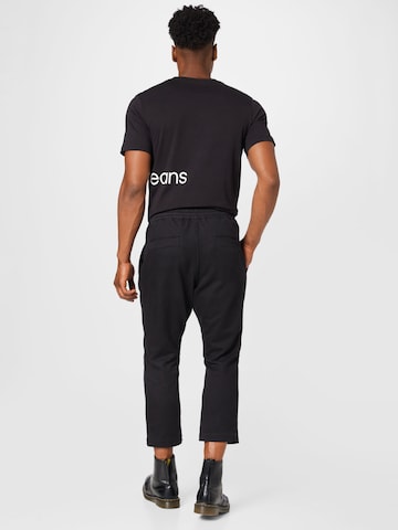 DRYKORN Regular Pleat-Front Pants 'DENVER' in Black