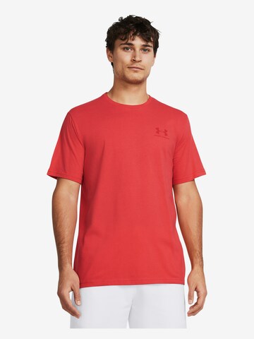 UNDER ARMOUR Functioneel shirt in Rood: voorkant