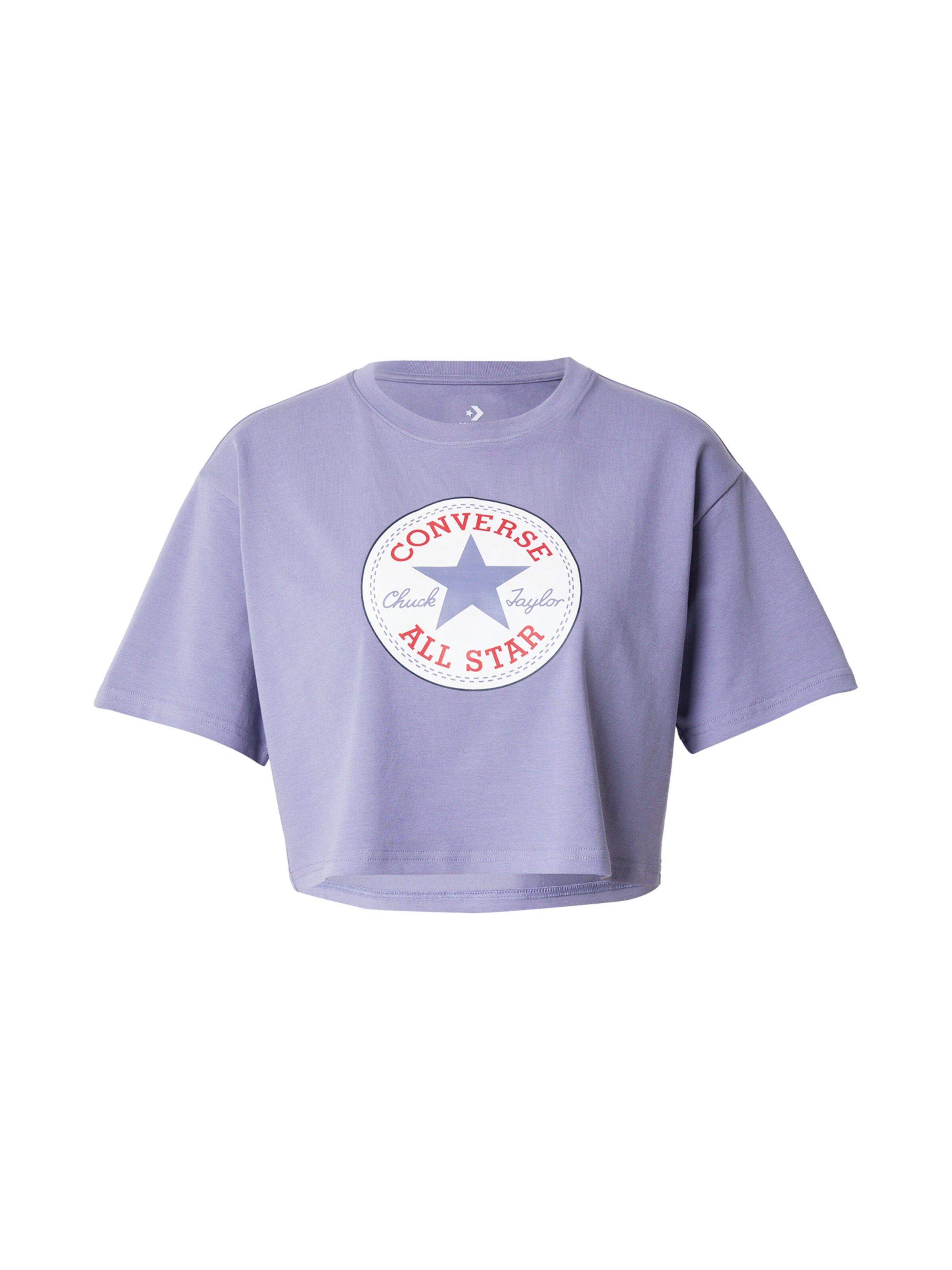 CONVERSE Tričko - Fialová: predná strana
