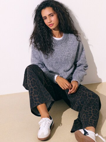 Next Wide leg Broek in Bruin