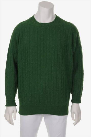 Hawico Schurwoll-Pullover in M in dunkelgrün, Produktansicht