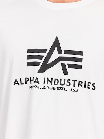 ALPHA INDUSTRIES Shirt 'Basic 2 Pack' in Black
