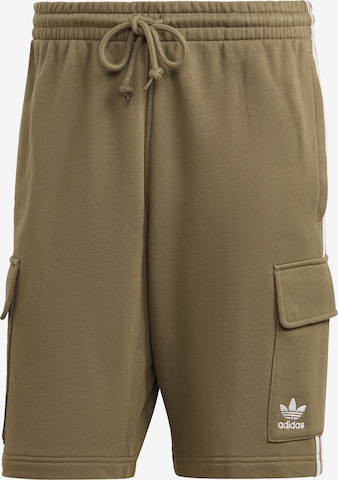 Loosefit Pantalon cargo ADIDAS ORIGINALS en vert : devant