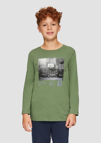 s.Oliver RED LABEL Shirt in Grün: Vorderseite