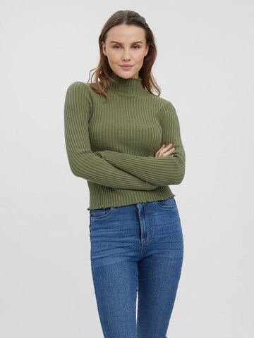 VERO MODA Sweater 'Evie' in Green: front
