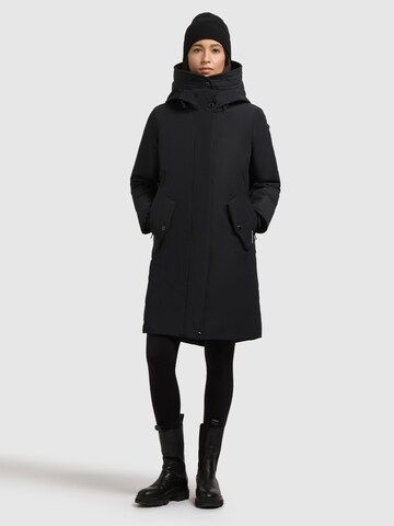 khujo Wintermantel 'Webb' in Blauw