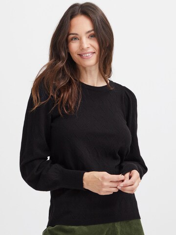 Pullover 'Melani' di Fransa in nero: frontale