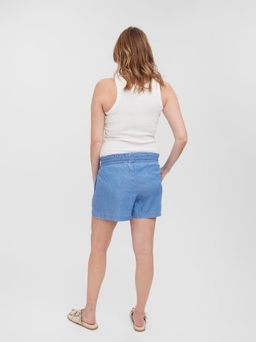 Vero Moda Maternity Regular Shorts 'LILIANA' in Blau