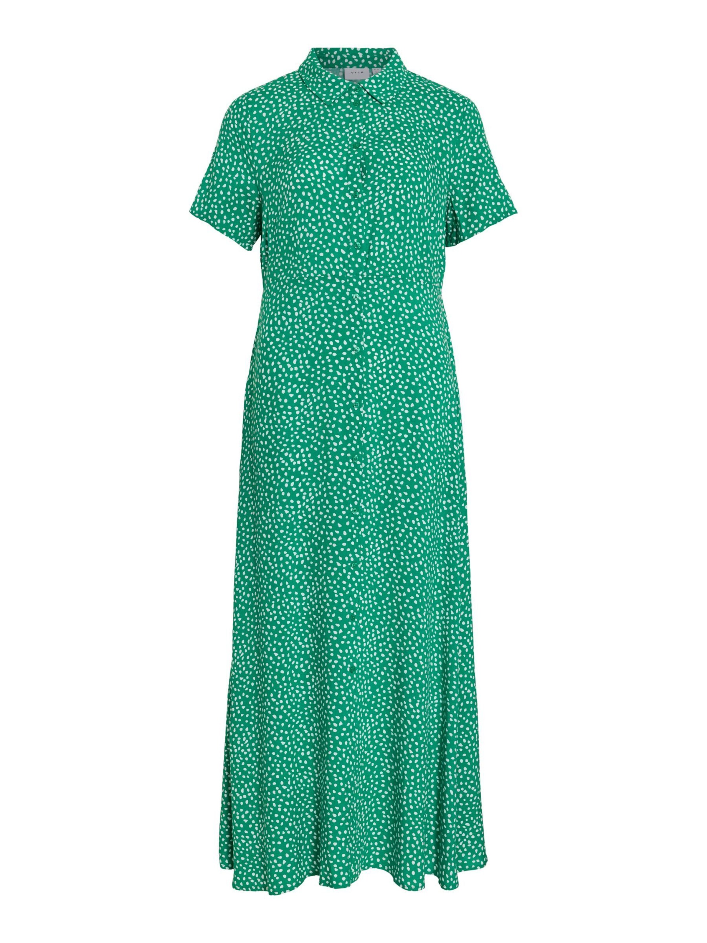 VILA Shirt dress in Green: front