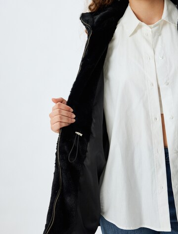 Koton Between-Season Jacket in Black