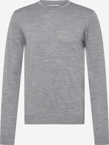 SELECTED HOMME Sweater 'Town' in Grey: front