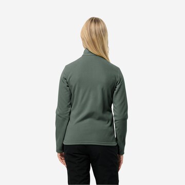 JACK WOLFSKIN Athletic Fleece Jacket in Green