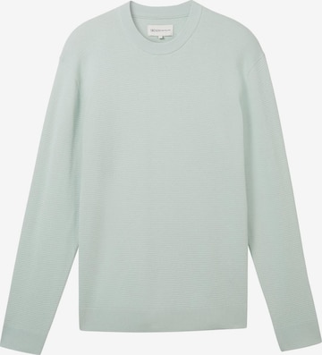 TOM TAILOR DENIM Sweater in Green: front