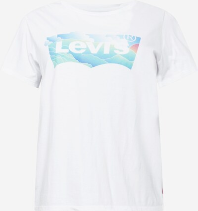 Levi's® Plus Shirt in türkis / hellblau / weiß, Produktansicht