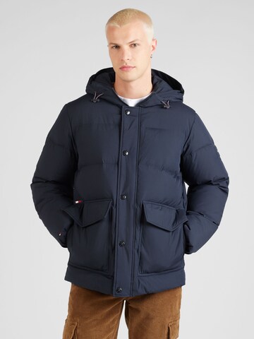 TOMMY HILFIGER Winter Jacket in Blue: front