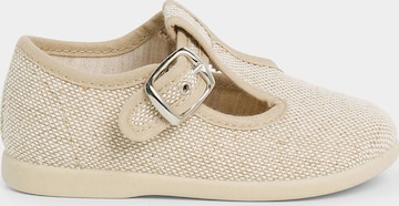 Pisamonas Lauflernschuh in Beige: Vorderseite