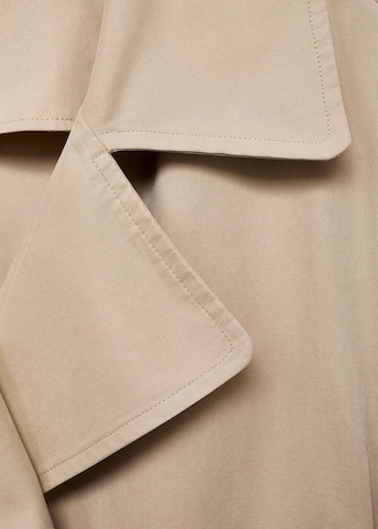 MANGO TEEN Between-Seasons Coat in Beige
