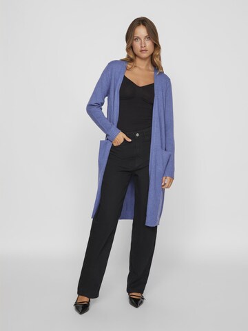 VILA Gebreid vest 'VIRIL' in Blauw