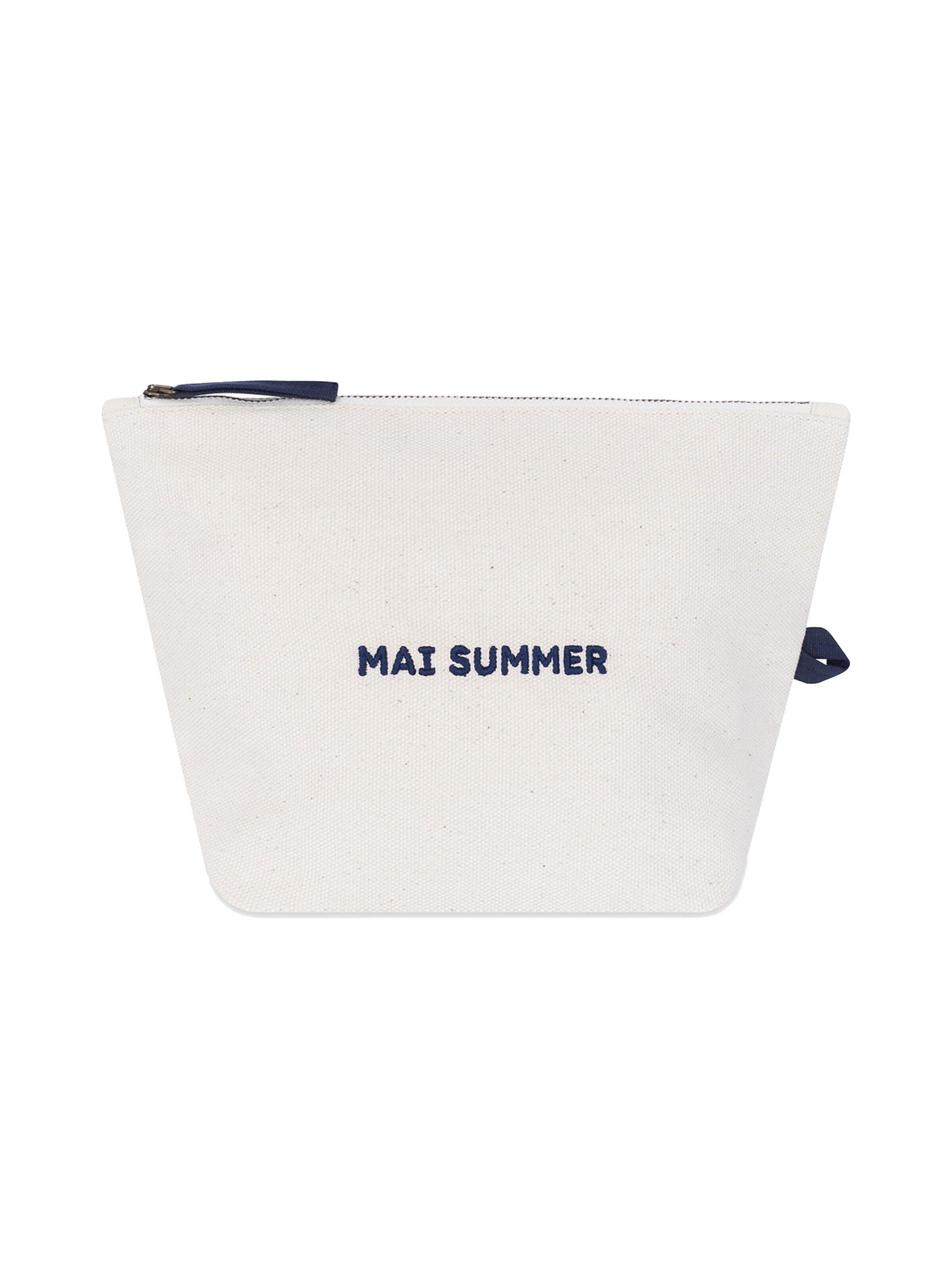 Maiswim Beuteltasche 'Tropique Pouch'‌‌‌‌‌‌ in Weiß: Vorderseite