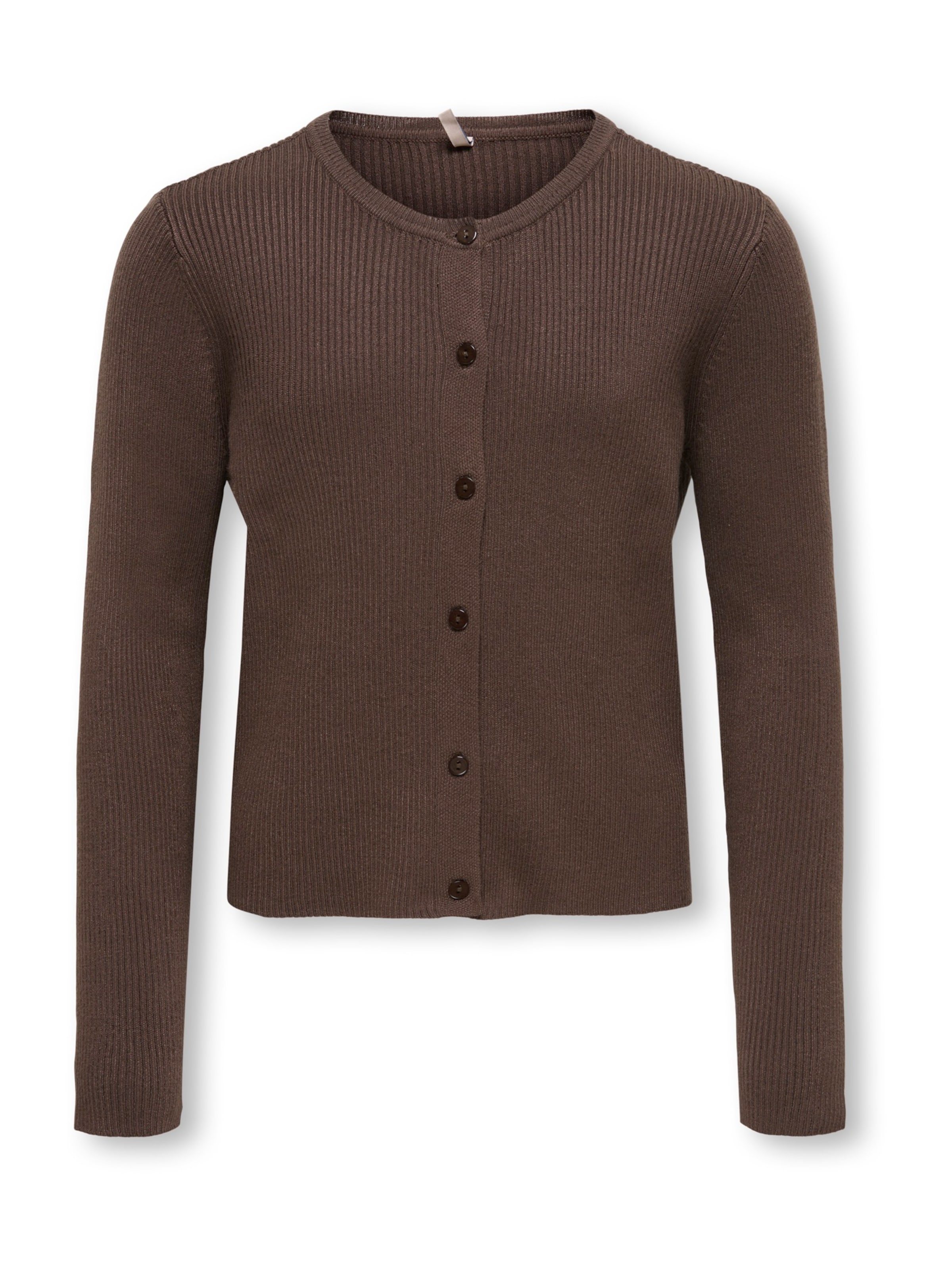 Cardigan 'KOGNatascha' ONLY GIRLS en marron : devant