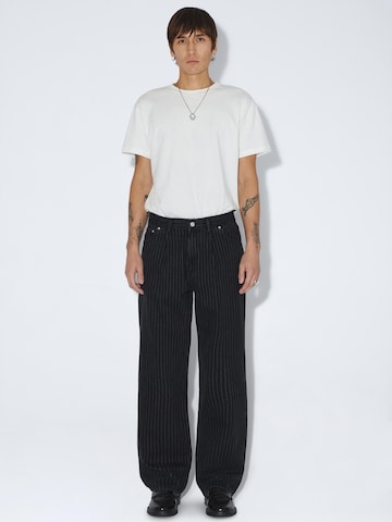 Dr. Denim Loosefit Jeans 'Omar Relaxed Pleated' in Zwart