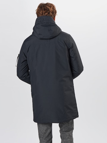 Coupe regular Manteau d’hiver 'Gunter' elvine en bleu