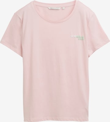 TOM TAILOR DENIM Shirt in Pink: front