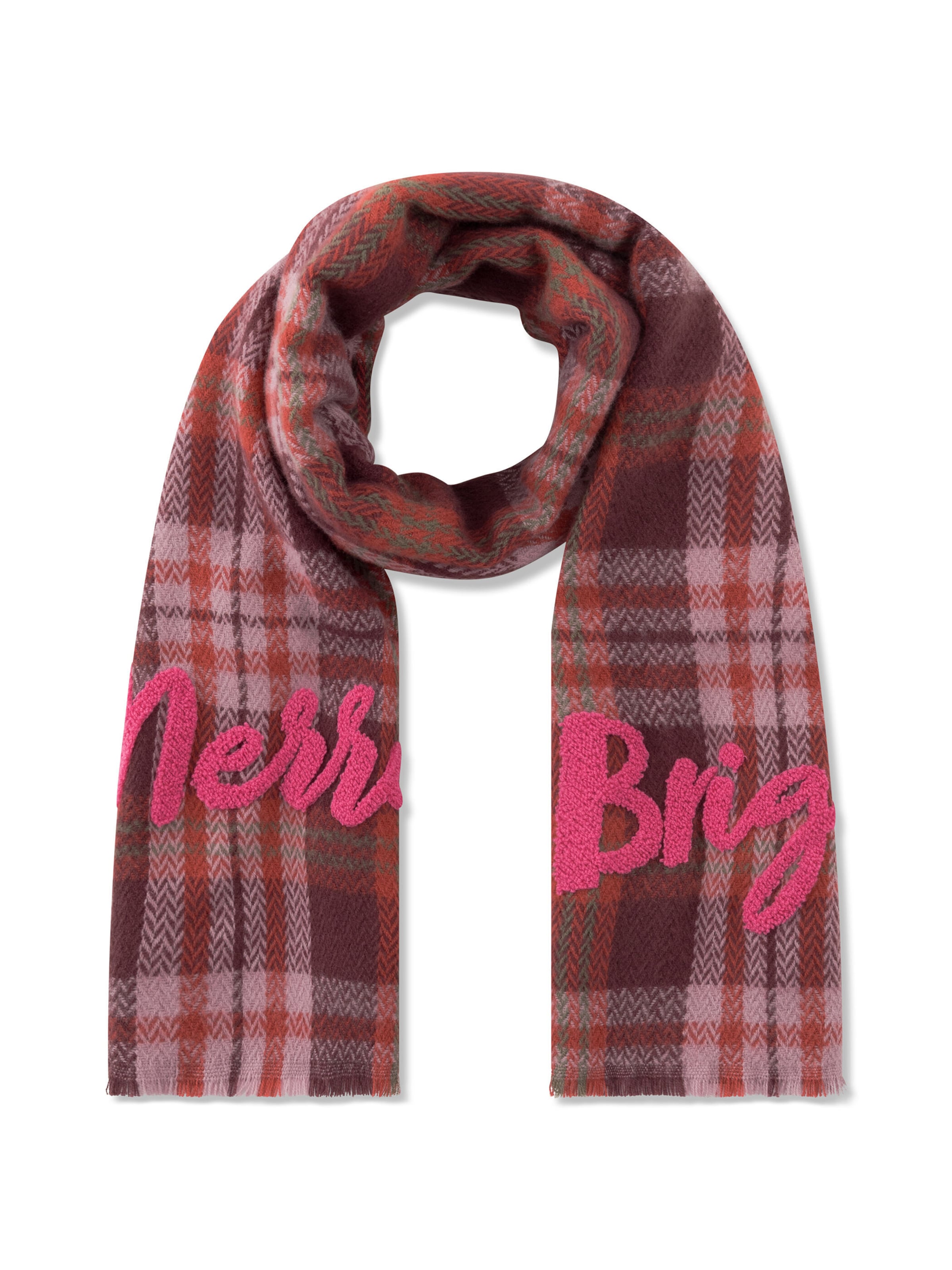 Écharpe CODELLO en rose : devant