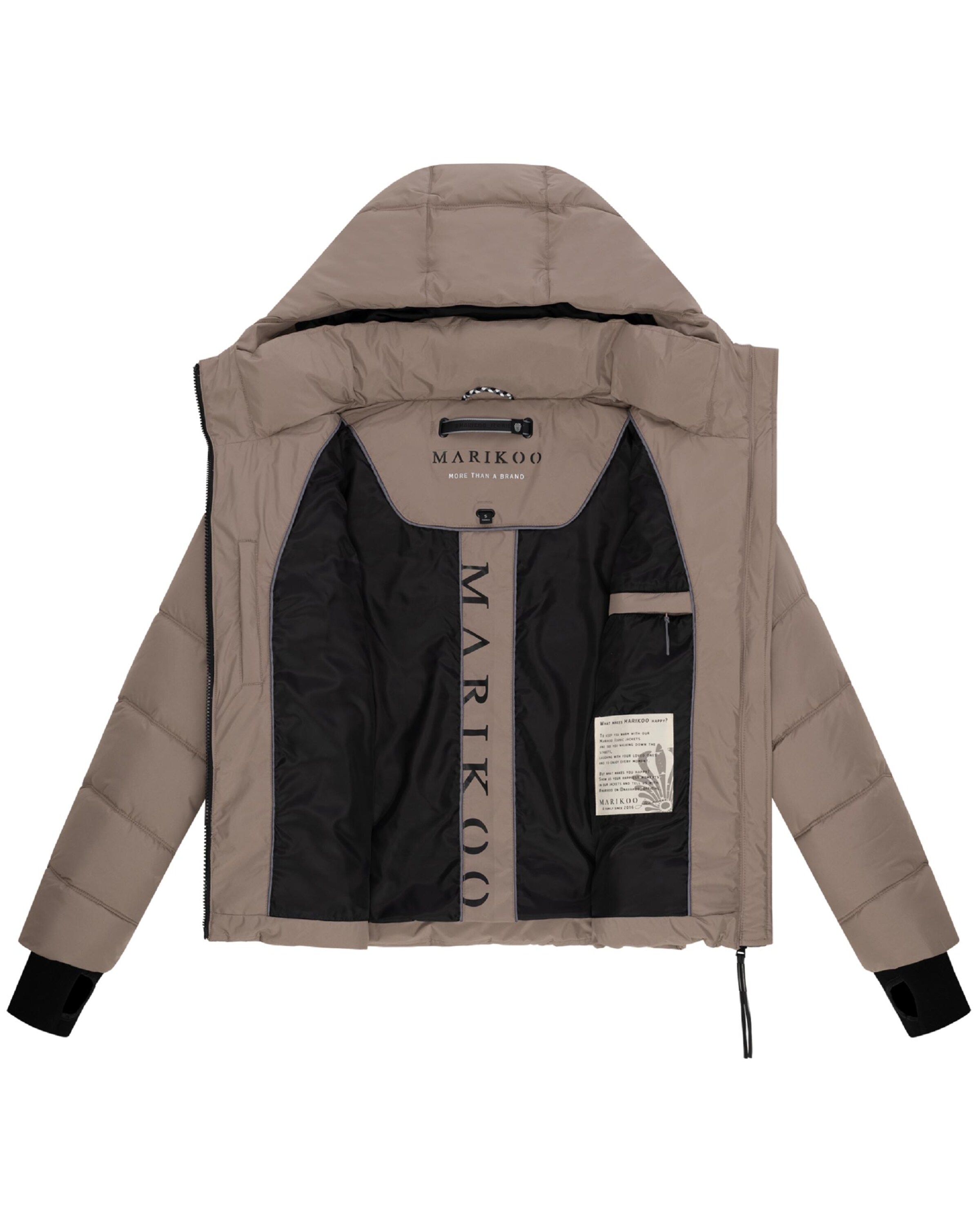 MARIKOO Winterjas in Bruin