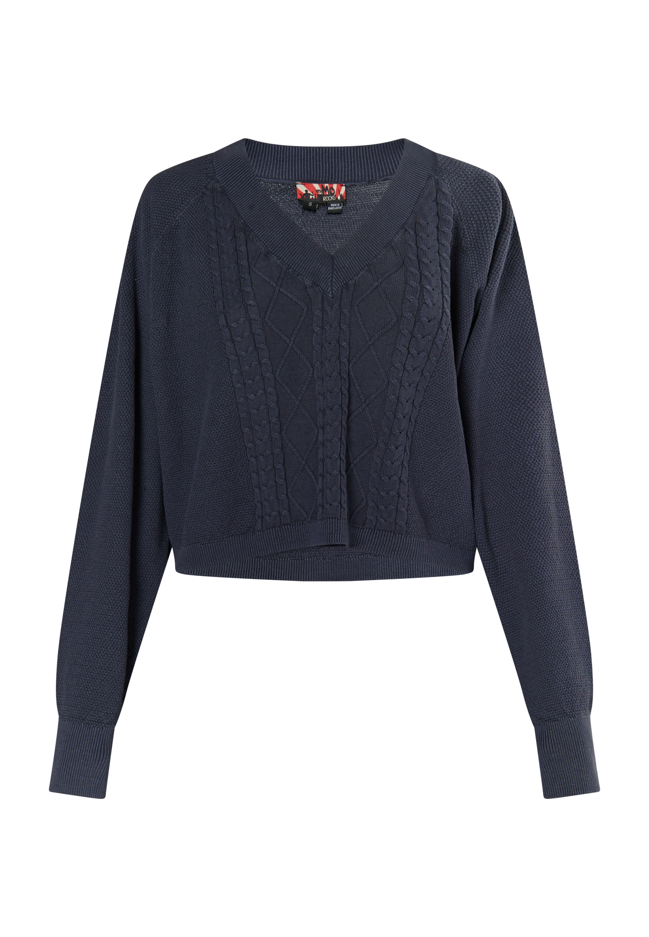 myMo ROCKS - Pullover 'Blonda' em azul: frente