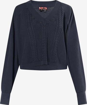 Pullover 'Blonda' di myMo ROCKS in blu: frontale